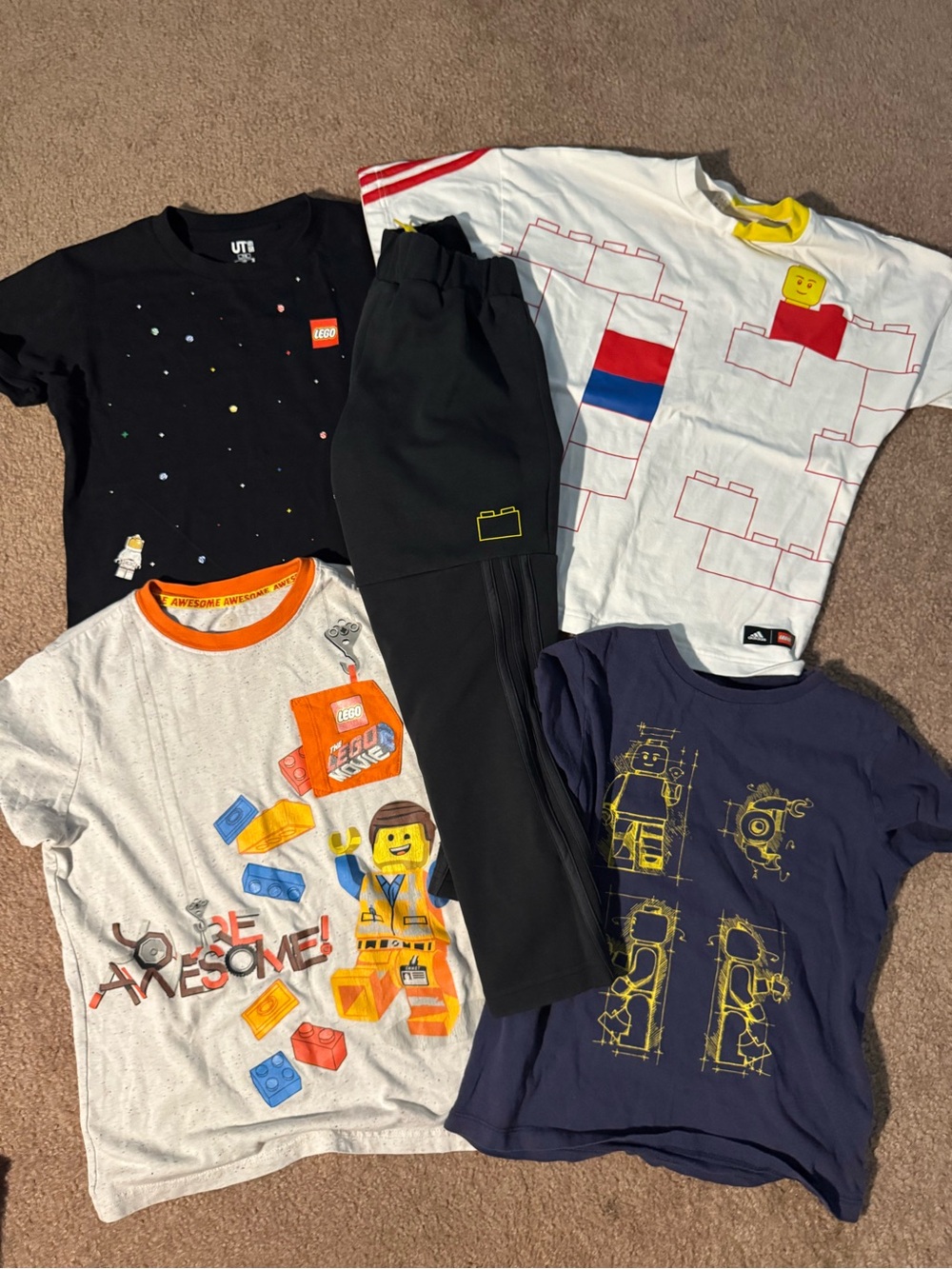 LEGO Boys Graphic Tee & Athletic Pant Bundle - size 7-8